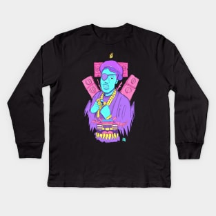 Slick Rick The Ruler Kids Long Sleeve T-Shirt